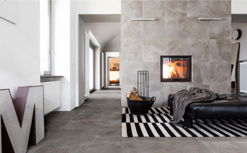 Marazzi Mystone Ardesia cenere 75x75