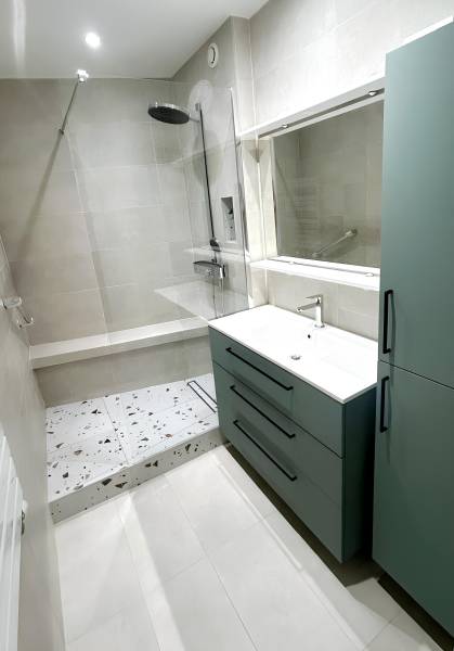 Douche italienne carrelage Iris fmg