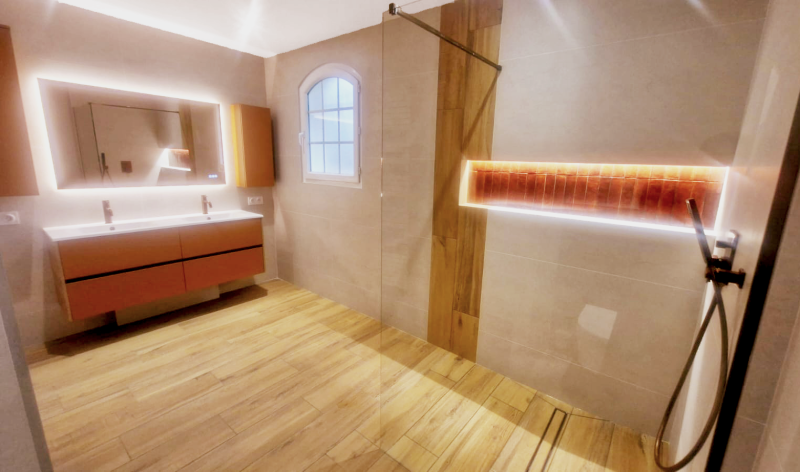 Rénovation de salle de bain villette d'anthon